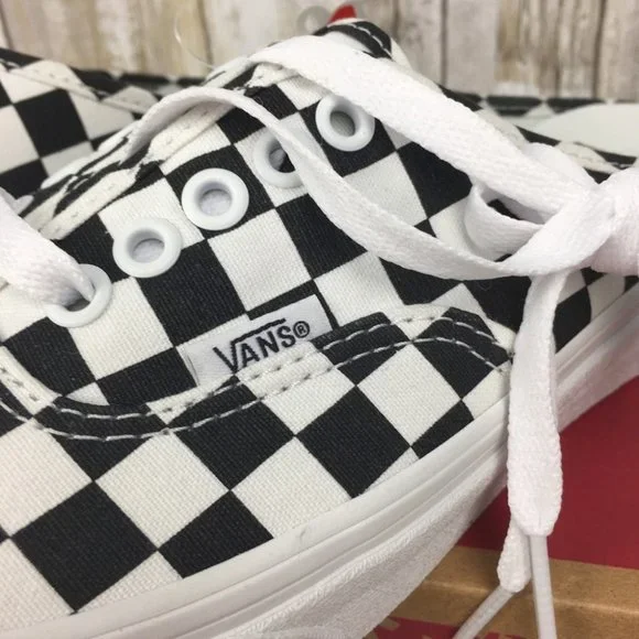 Vans Authentic Mule Checkerboard Black/Truwht🏁 AUA - Picture 10 of 14
